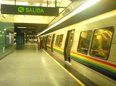 imagen del metro de Caracas